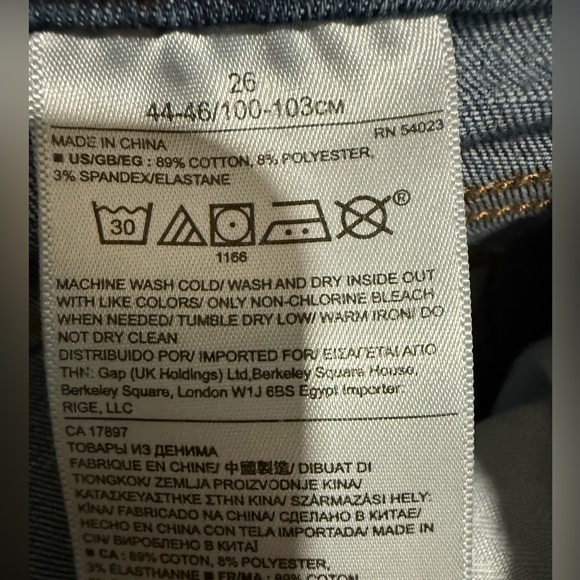 Banana Republic Women's Blue Straight Leg Jeans - Picture 9 of 12